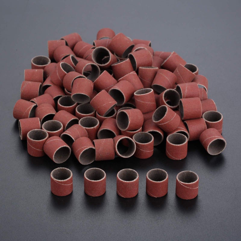 Yetaha 100 PCs Sanding Bands 320 Grit Drums Sleeves For DREMEL Rotary Tools 12CM - Image 5
